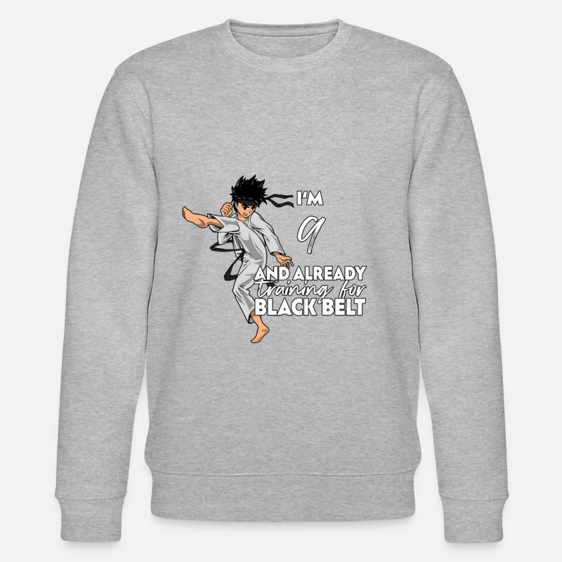 J’ai 9 ans - Garçon Karaté - Sweat bio CHANGER Stanley/Stella Unisexe - gris chiné