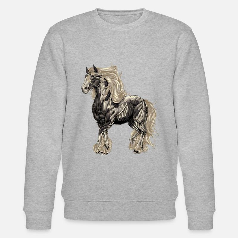 Dessin d’un bricoleur gracieux - Sweat bio CHANGER Stanley/Stella Unisexe - gris chiné