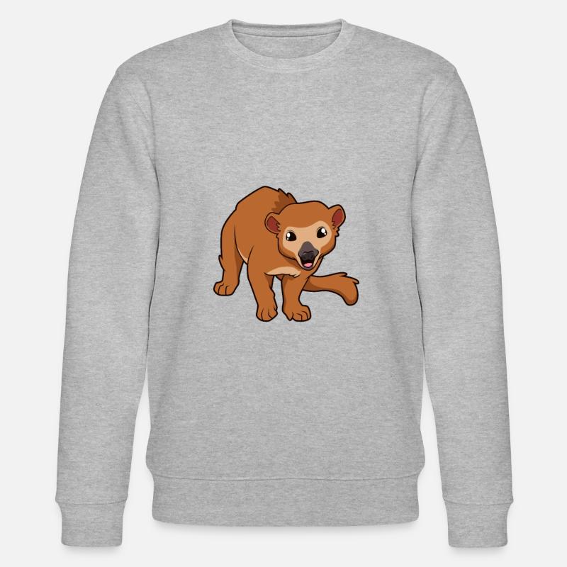 Kawaii Wickelbär - Sweat bio CHANGER Stanley/Stella Unisexe - gris chiné