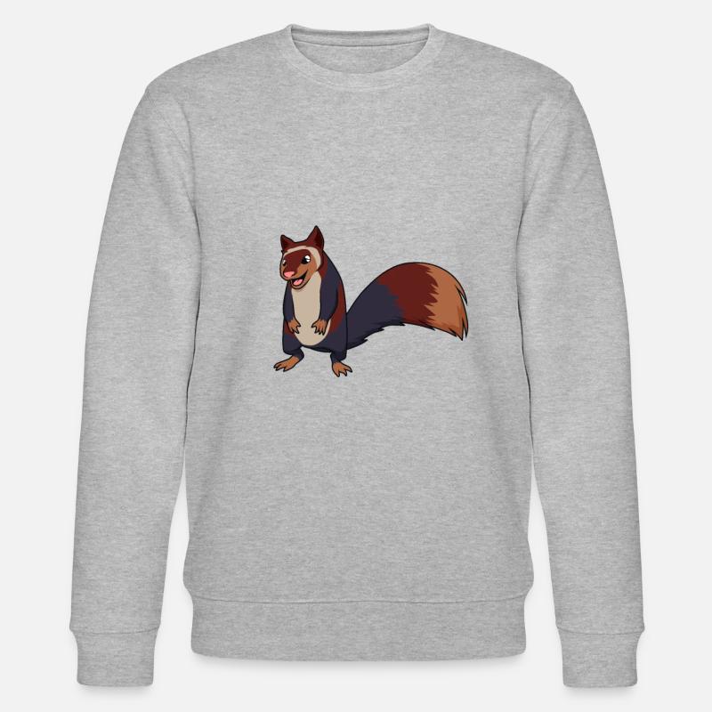 Écureuil géant Kawaii - Sweat bio CHANGER Stanley/Stella Unisexe - gris chiné