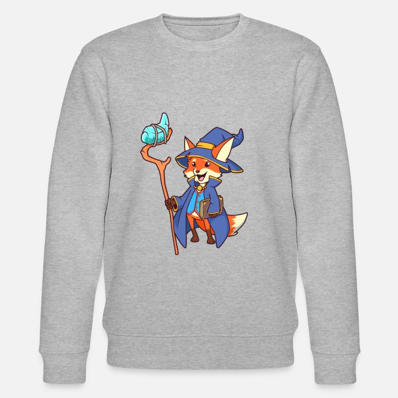 Wizard Fox - Sweat bio CHANGER Stanley/Stella Unisexe - gris chiné