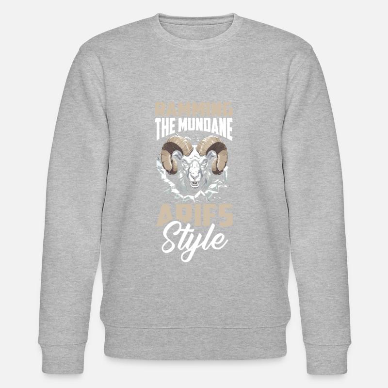 Widder - Stanley/Stella Unisex Bio-Sweatshirt CHANGER  - Grau meliert