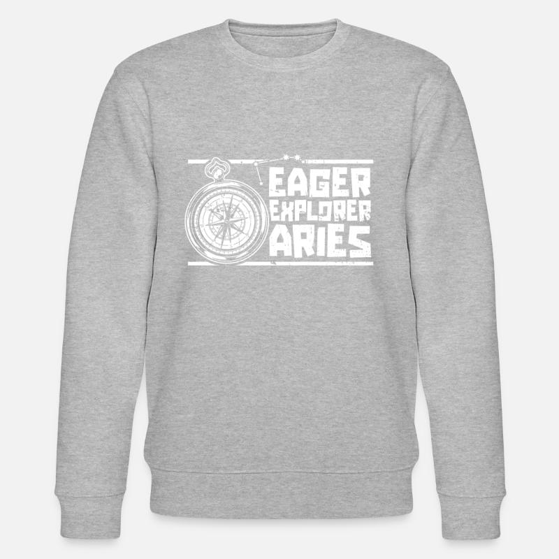 Widder Abenteuer - Stanley/Stella Unisex Bio-Sweatshirt CHANGER  - Grau meliert