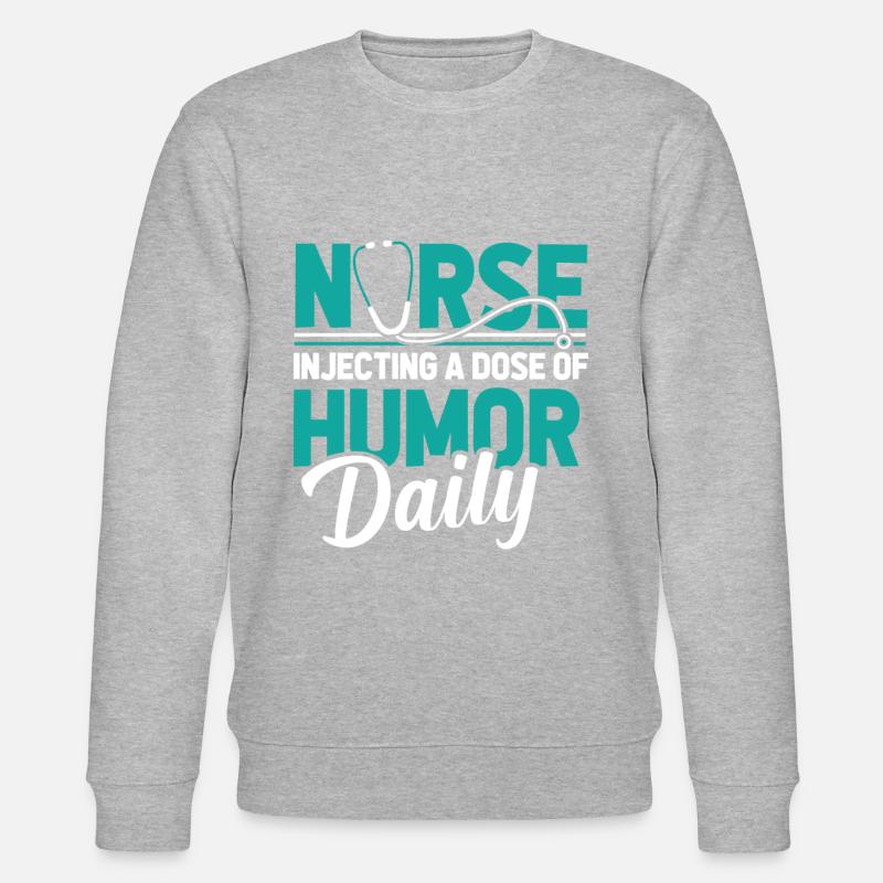 Infirmier - Sweat bio CHANGER Stanley/Stella Unisexe - gris chiné