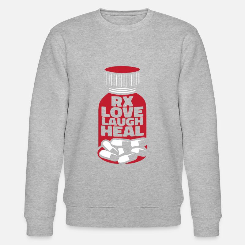 Krankenschwester - Stanley/Stella Unisex Bio-Sweatshirt CHANGER  - Grau meliert