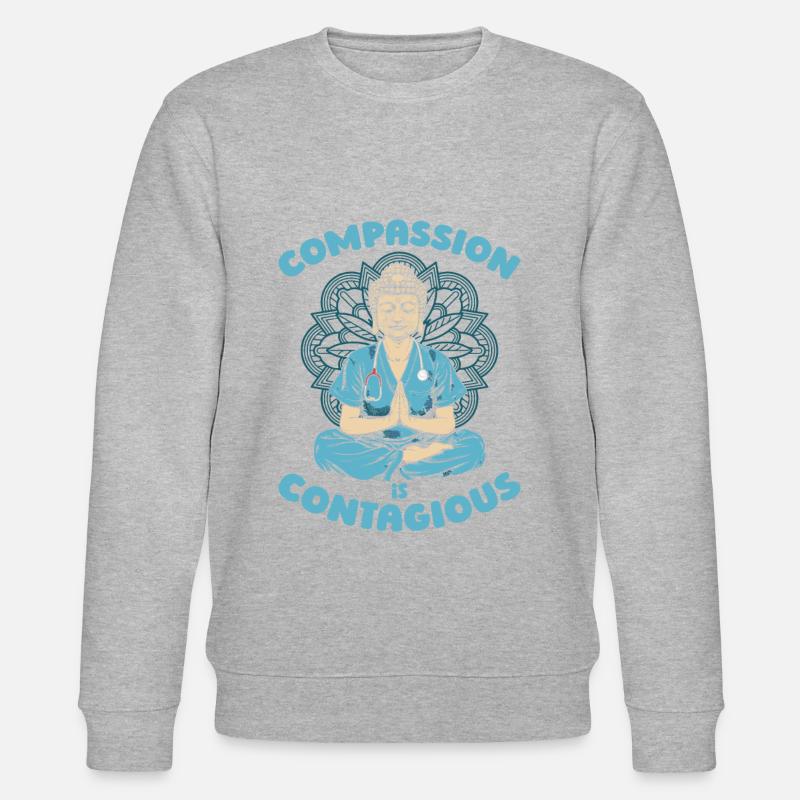 Krankenschwester - Stanley/Stella Unisex Bio-Sweatshirt CHANGER  - Grau meliert