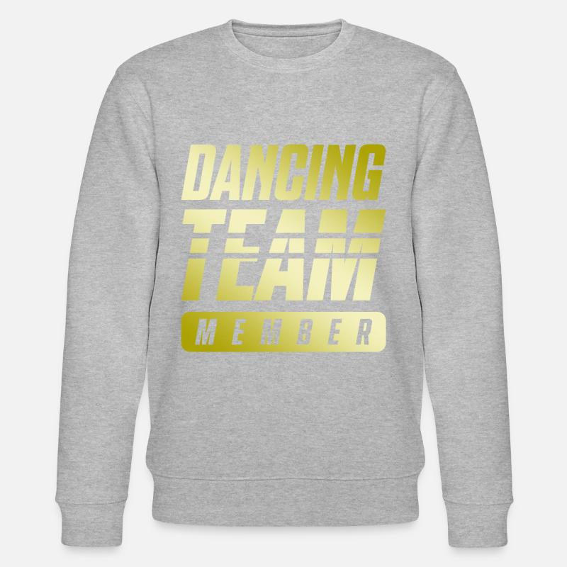 Dancing Team - Stanley/Stella Unisex Bio-Sweatshirt CHANGER  - Grau meliert