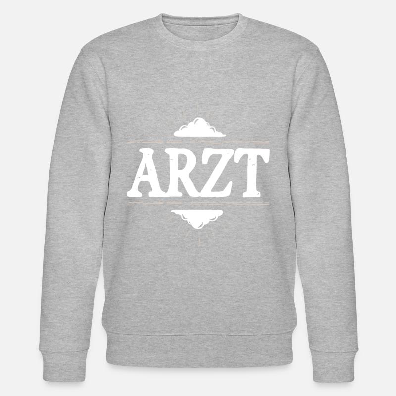 Arzt Beruf - Stanley/Stella Unisex Bio-Sweatshirt CHANGER  - Grau meliert