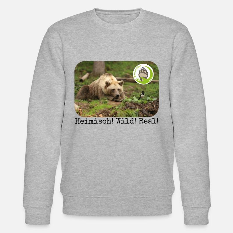 DARIA & eine Elster - Stanley/Stella Unisex Bio-Sweatshirt CHANGER - Grau meliert