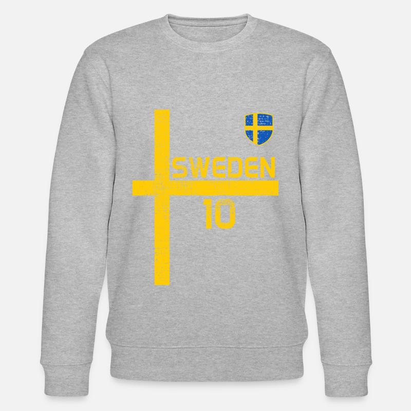 Schweden - Stanley/Stella Unisex Bio-Sweatshirt CHANGER  - Grau meliert