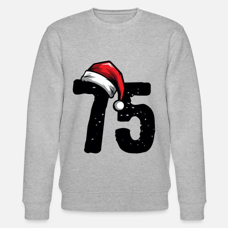75 Numéro Noël - Sweat bio CHANGER Stanley/Stella Unisexe - gris chiné