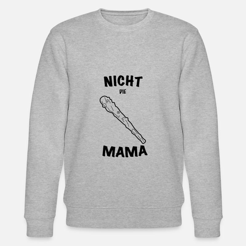Nicht die Mama - Stanley/Stella Unisex Bio-Sweatshirt CHANGER  - Grau meliert