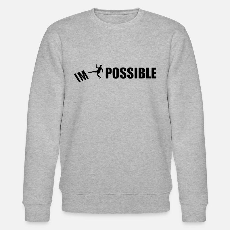 IMPOSSIBLE - Sweat bio CHANGER Stanley/Stella Unisexe - gris chiné
