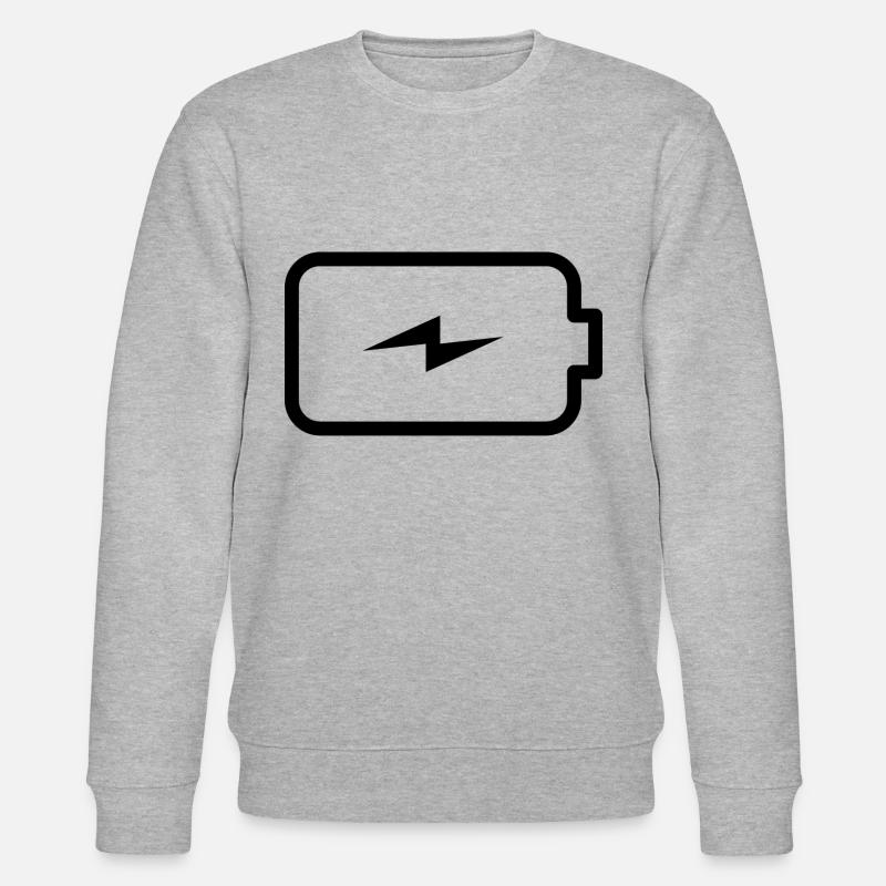 Batterie - Stanley/Stella Unisex Bio-Sweatshirt CHANGER  - Grau meliert