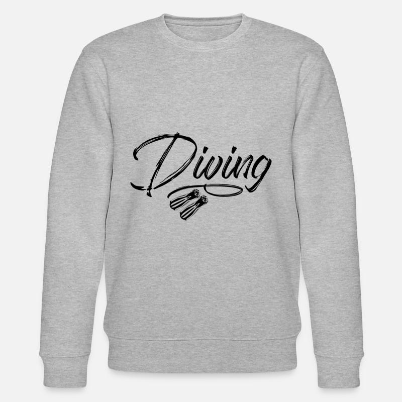 plongée plongée - Sweat bio CHANGER Stanley/Stella Unisexe - gris chiné