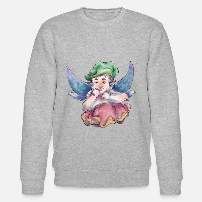 Bébé elfe - Sweat bio CHANGER Stanley/Stella Unisexe - gris chiné