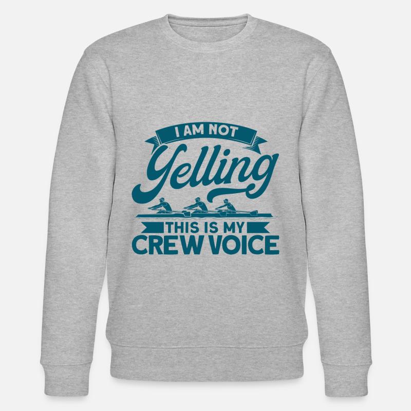 Équipe d’aviron Cadeau d’équipe d’aviron - Sweat bio CHANGER Stanley/Stella Unisexe - gris chiné