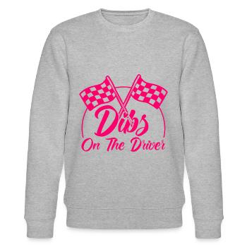 Drag Race Drag Racing Rennwagen Geschenk - Stanley/Stella Unisex Bio-Sweatshirt CHANGER  - Grau meliert - Vorne - Nik (191cm) & Marisol (170cm)