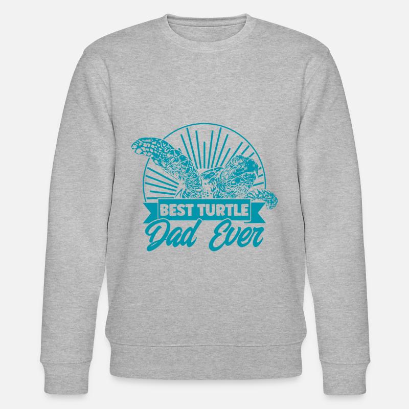 Sea Turtle Turtle Lovers Schildkrö - Stanley/Stella CHANGER Unisex Organic Sweatshirt - heather grey