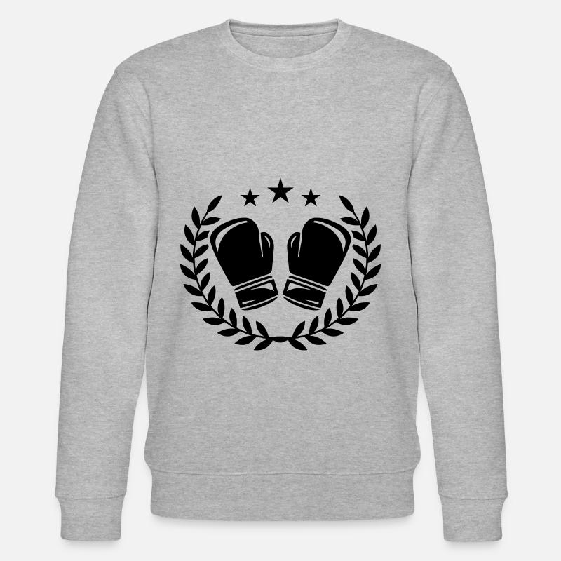 Boxhandschuhe Boxen - Stanley/Stella Unisex Bio-Sweatshirt CHANGER  - Grau meliert