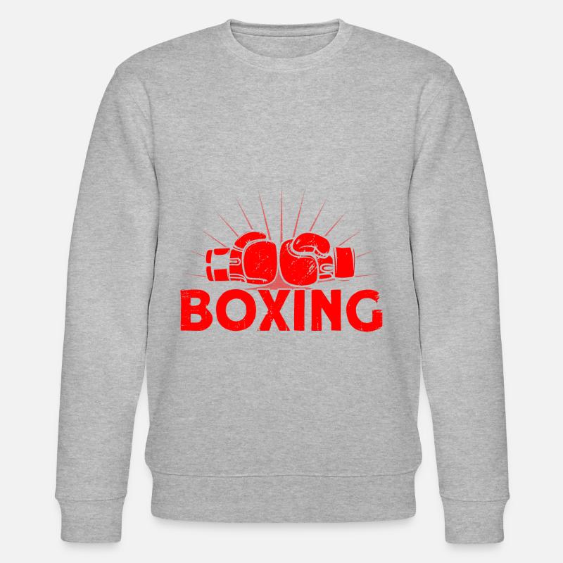 Boxen Boxen Geschenk - Stanley/Stella Unisex Bio-Sweatshirt CHANGER  - Grau meliert