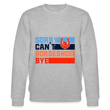 Horseshoe Throwing Game Horseshoe Throwing Horseshoe Throwing - Stanley/Stella CHANGER Unisex Organic Sweatshirt - heather grey - Front - Nik (191cm) & Marisol (170cm)