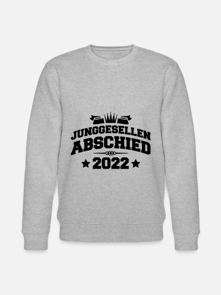 Junggesellenabschied 2022 - Stanley/Stella Unisex Bio-Sweatshirt CHANGER - Grau meliert