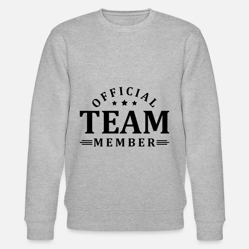 Team Mitglied - Stanley/Stella Unisex Bio-Sweatshirt CHANGER  - Grau meliert