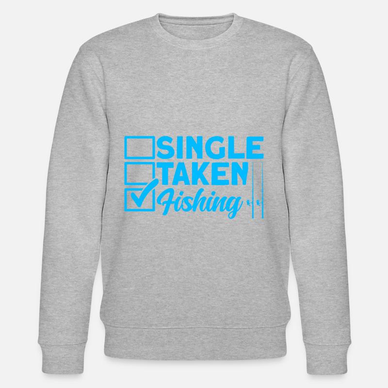 Cadeau de pêche unique - Sweat bio CHANGER Stanley/Stella Unisexe - gris chiné
