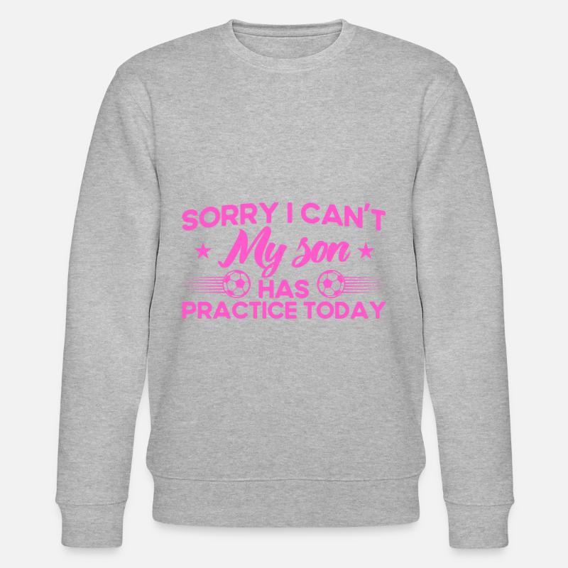 Fußball Fußball Mama Mutter Geschenk - Stanley/Stella Unisex Bio-Sweatshirt CHANGER  - Grau meliert