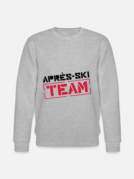 apres ski team - Stanley/Stella CHANGER Unisex Organic Sweatshirt - heather grey