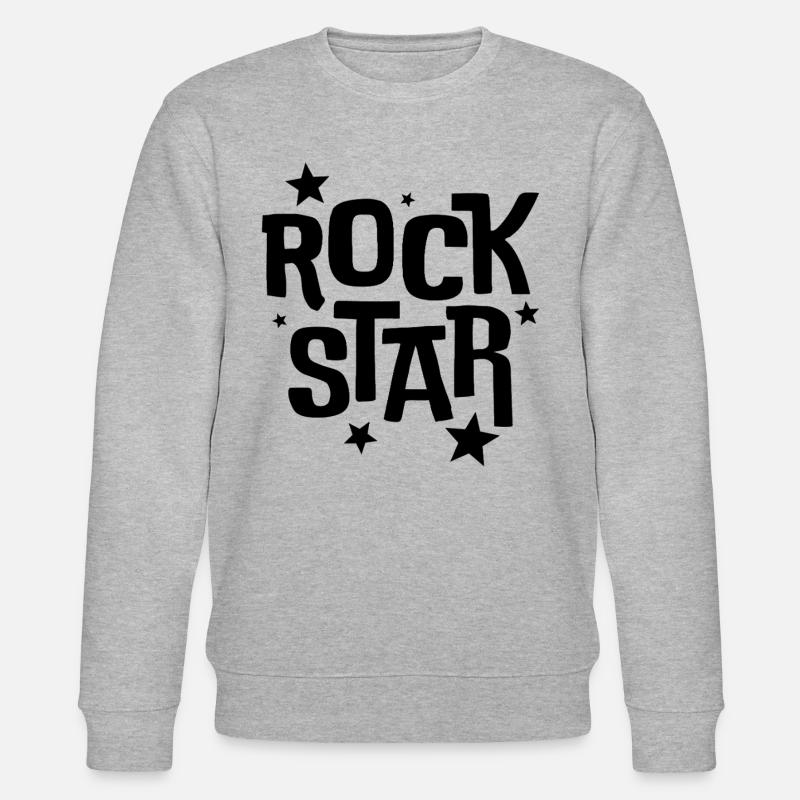 Rock Star - Stanley/Stella Unisex Bio-Sweatshirt CHANGER  - Grau meliert