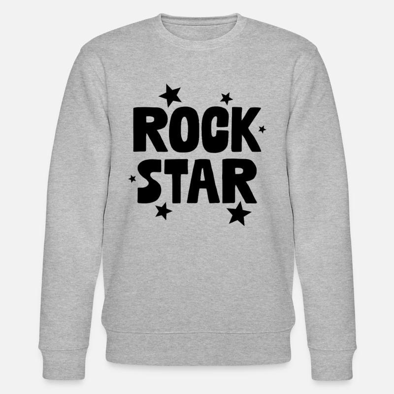 Rock Star - Stanley/Stella Unisex Bio-Sweatshirt CHANGER  - Grau meliert