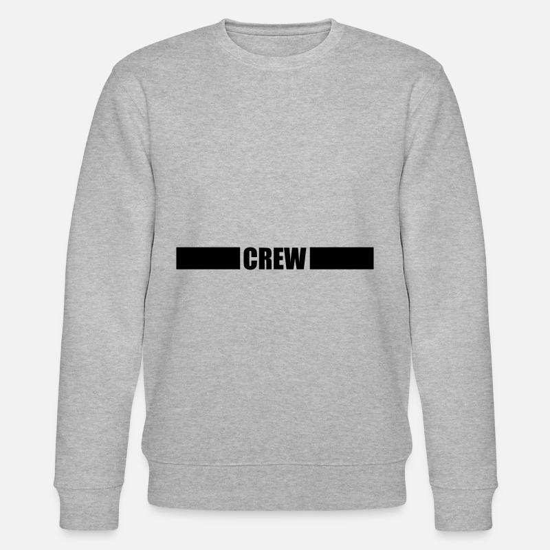 Crew Strich - Stanley/Stella Unisex Bio-Sweatshirt CHANGER  - Grau meliert
