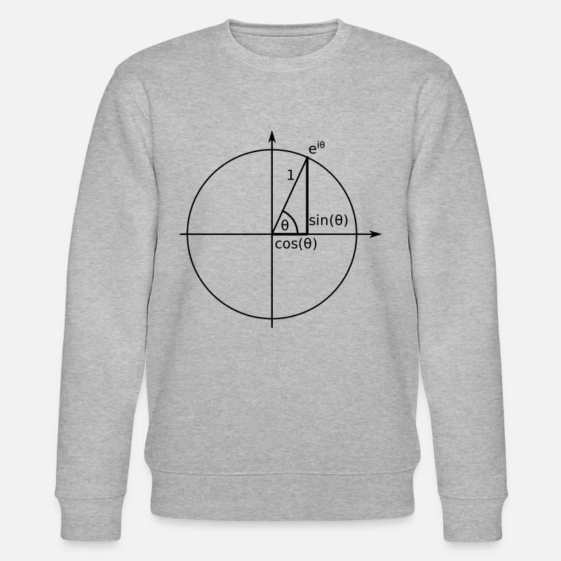 Einheitskreis Euler - Stanley/Stella Unisex Bio-Sweatshirt CHANGER  - Grau meliert