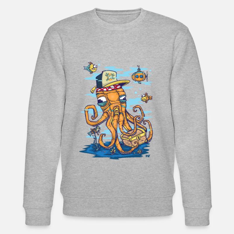 Marine-Szene - Stanley/Stella Unisex Bio-Sweatshirt CHANGER  - Grau meliert