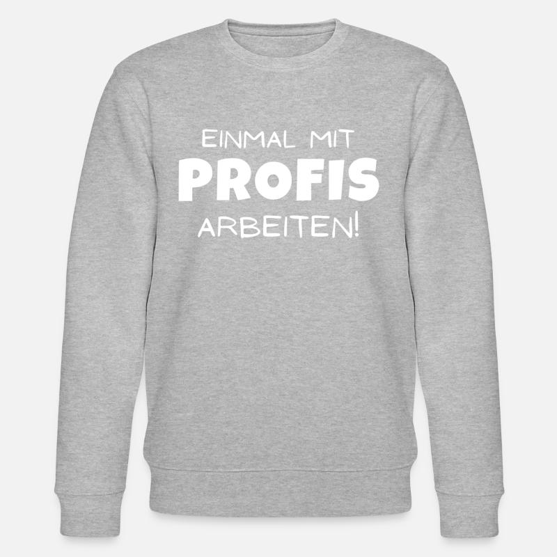 Einmal mit Profis arbeiten - Stanley/Stella Unisex Bio-Sweatshirt CHANGER - Grau meliert