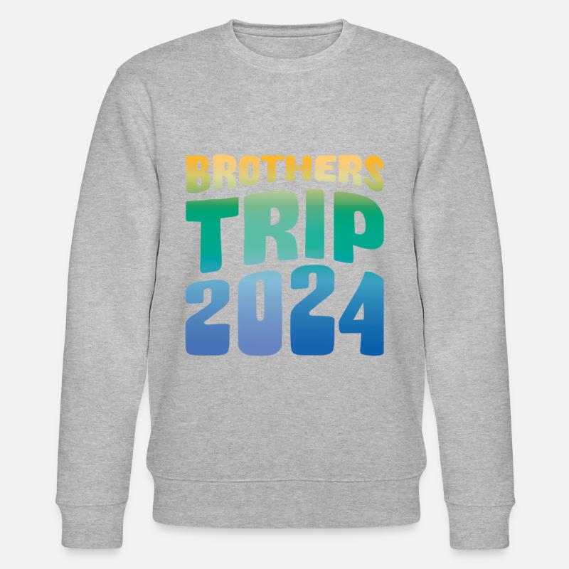 Voyage des frères 2024 - Sweat bio CHANGER Stanley/Stella Unisexe - gris chiné