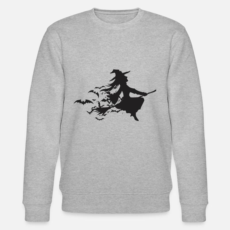 Sorcière d'halloween - Sweat bio CHANGER Stanley/Stella Unisexe - gris chiné