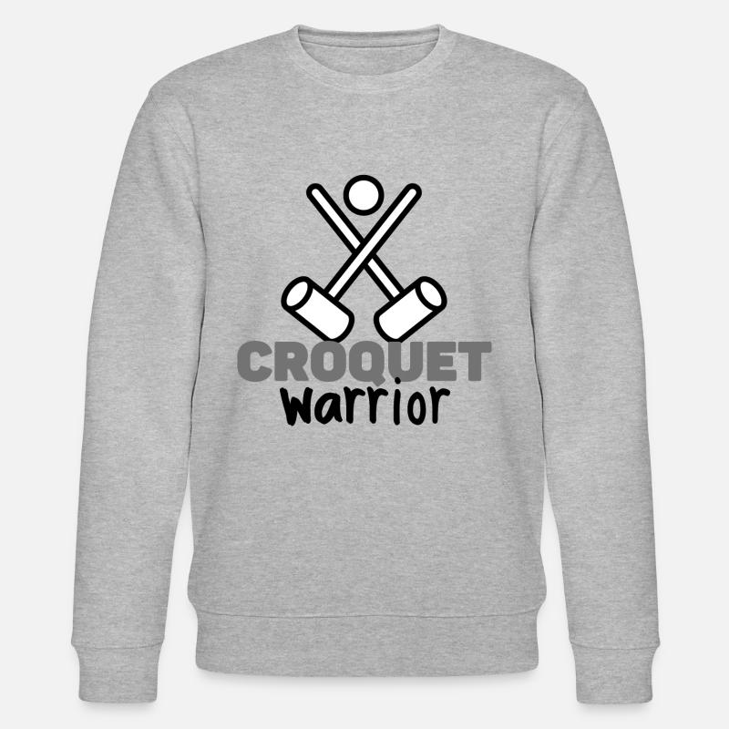 Krocket-Krieger. - Stanley/Stella Unisex Bio-Sweatshirt CHANGER  - Grau meliert