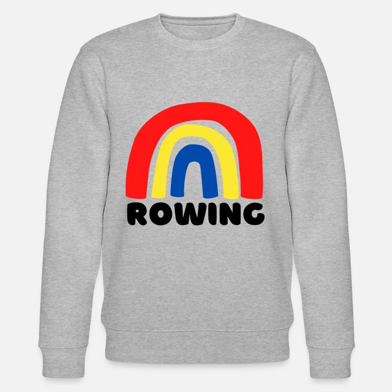 Aviron arc-en-ciel. - Sweat bio CHANGER Stanley/Stella Unisexe - gris chiné