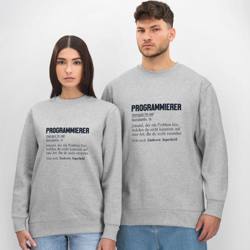 Programmierer Definition Developer Coder Stanley/Stella Unisex Bio-Sweatshirt CHANGER 