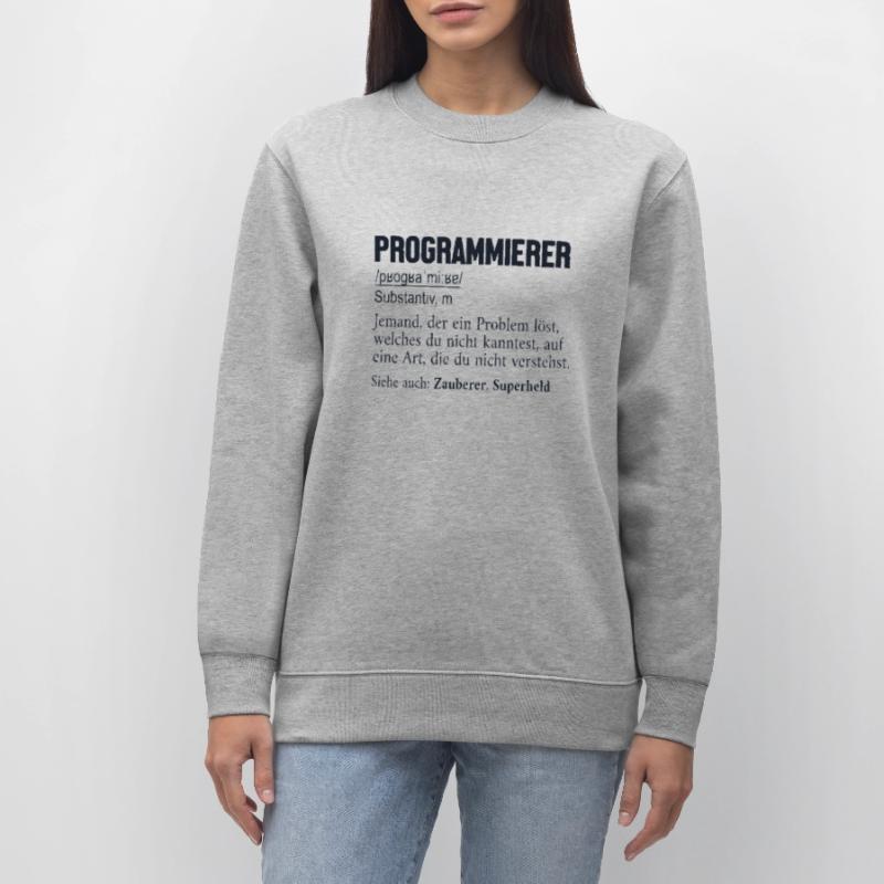 Programmierer Definition Developer Coder Stanley/Stella Unisex Bio-Sweatshirt CHANGER 