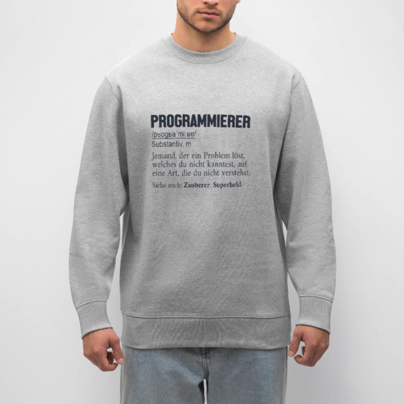 Programmierer Definition Developer Coder Stanley/Stella Unisex Bio-Sweatshirt CHANGER 