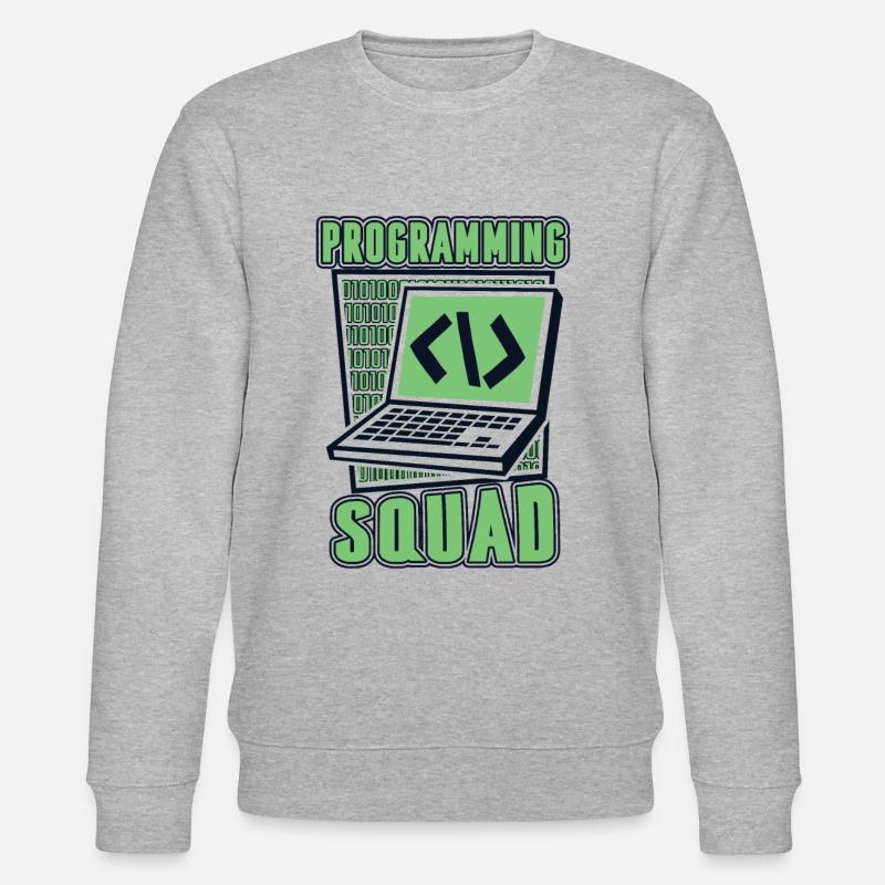 Programming Squad Softwareentwickler Developer - Stanley/Stella Unisex Bio-Sweatshirt CHANGER  - Grau meliert
