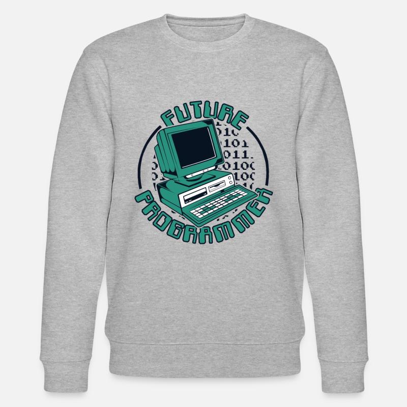 Future Programmer Softwareingenieur Developer - Stanley/Stella Unisex Bio-Sweatshirt CHANGER  - Grau meliert