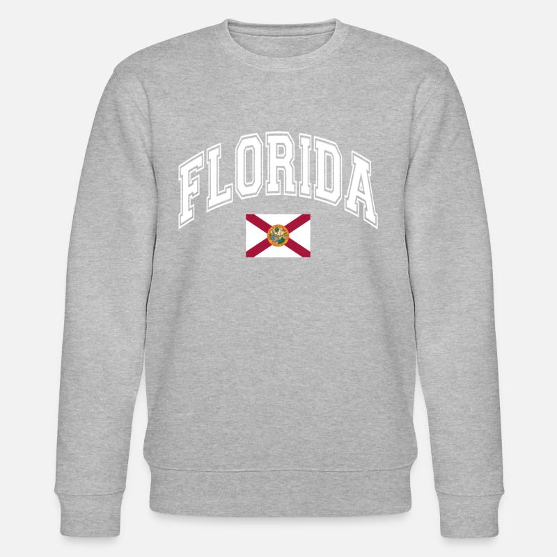 Florida - Stanley/Stella Unisex Bio-Sweatshirt CHANGER  - Grau meliert