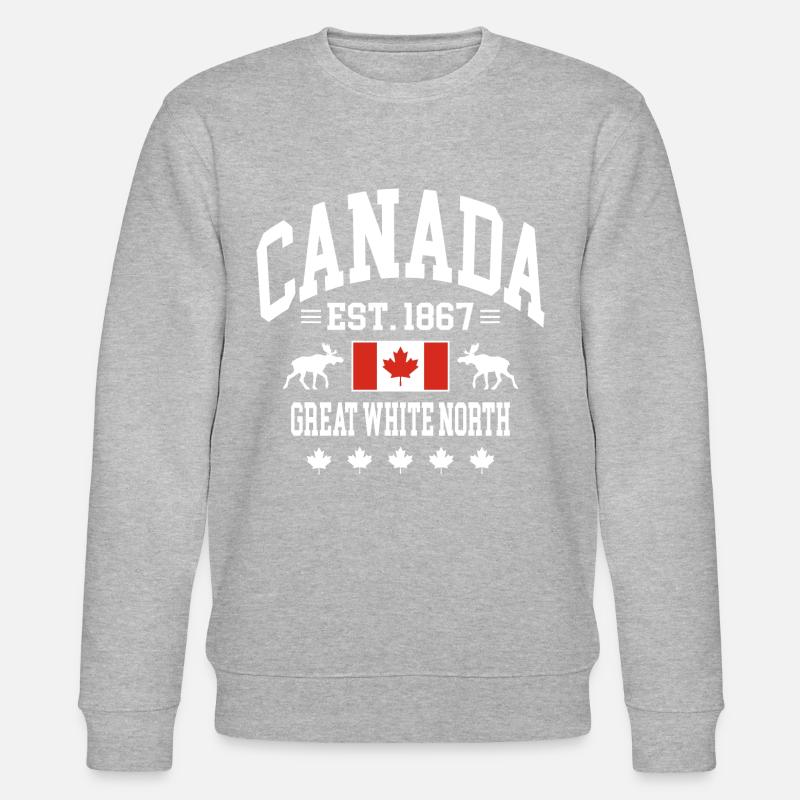 Canada - Stanley/Stella Unisex Bio-Sweatshirt CHANGER  - Grau meliert