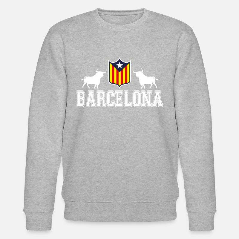 Barcelone - Sweat bio CHANGER Stanley/Stella Unisexe - gris chiné