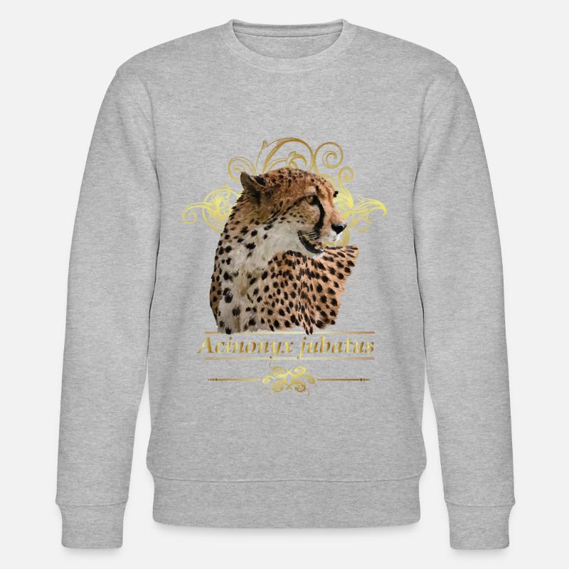 Guépard - Sweat bio CHANGER Stanley/Stella Unisexe - gris chiné